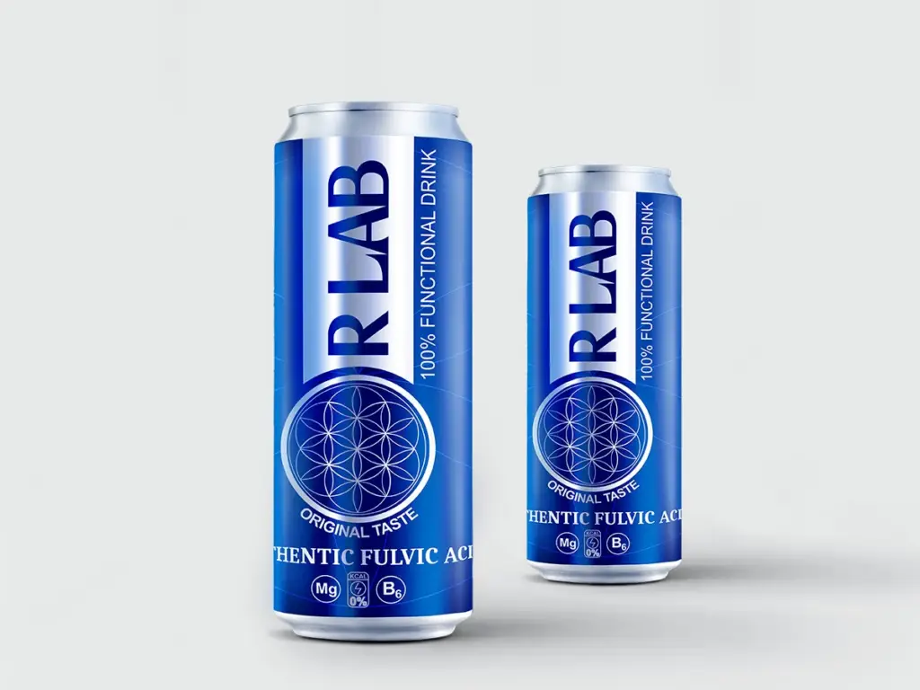 Напиток функциональный безалкогольный газированный "R LAB" оригинальный Напиток функциональный безалкогольный газированный "R LAB" оригинальный